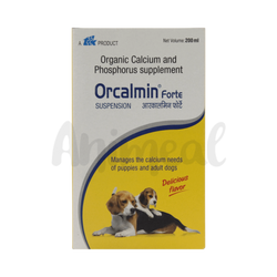 TTK Orcalmin Forte Syrup for Dogs and Cats, 200ml - Animeal
