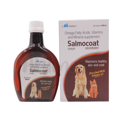 TTK Salmocoat Syrup for Dogs and Cats, 200ml - Animeal