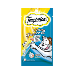 Temptations Creamy Purrrr-ee Chicken & Tuna Cat Treat (4 Pieces) - Animeal