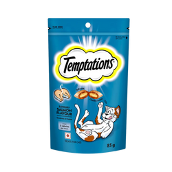 Temptations Savoury Salmon Crunchy Cat Treats 85g - Animeal