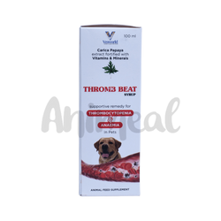 Thromb Beat Syrup for Dogs and Cats, 100ml - Animeal