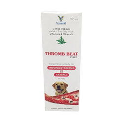 Thromb Beat Syrup for Dogs and Cats, 100ml - Animeal