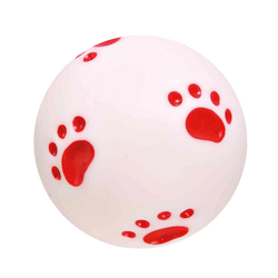 Trixie Ball with Paws Vinyl Toy for Dogs and Cats | 10cm - Animeal