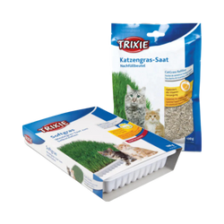 Trixie Cat Grass Bowl | 100g - Animeal