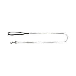 Trixie Chain Leash with Nylon Hand Loop Black for Dogs | 4mm width - Animeal