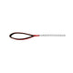 Trixie Chain Leash with Nylon Hand Loop Red | 2mm width (Small)