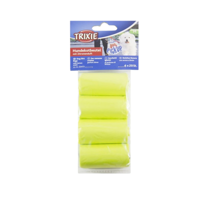 Trixie Dog Poop Lemon Bags | 80 pieces - Animeal