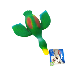 Trixie Latex Duck with Original Animal Sound for Dogs | Small - Animeal