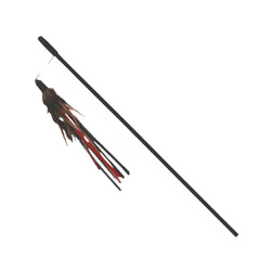 Trixie Playing Rod with Leather Straps and Feathers for Cats - Animeal