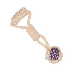 Trixie Rope Ball with Handle for Dogs - Animeal