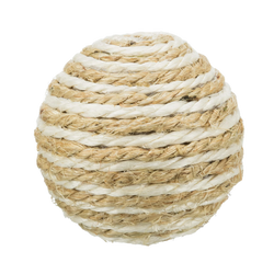 Trixie Sisal Ball with Rattle for Dogs | 6cm - Animeal
