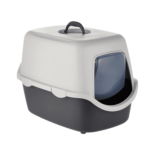 Trixie Vico Cat Litter Tray Grey | 40cm x 40cm x 56cm - Animeal
