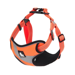 Truelove Step-In Dog Harness with 3M Reflective Fabric, Orange, Medium - Animeal