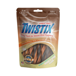 Twistix Peanut & Carob Dental Dog Chews, Small - Animeal