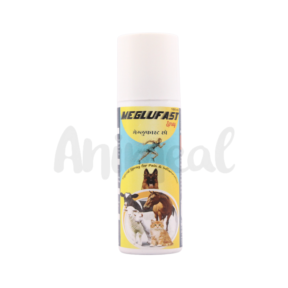 Unique Meglufast Spray for Dogs and Cats, 100ml - Animeal