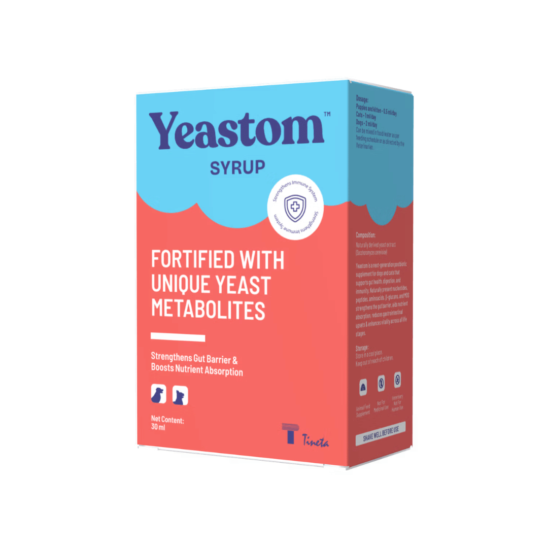 Tineta Pharma Yeastom Syrup for Dogs and Cats, 30ml