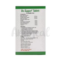 Uro Support Tablet for Dogs and Cats, 30 Tablets - Animeal