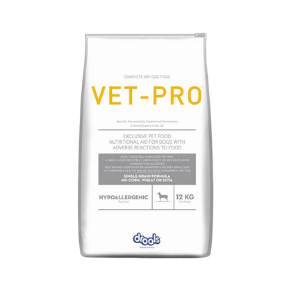 VET PRO HYPOALLERGENIC DRY FOOD (M) - Animeal