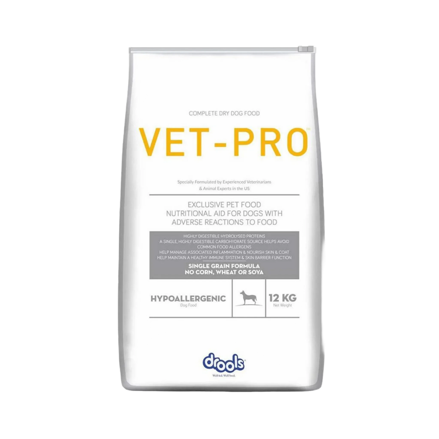 VET PRO HYPOALLERGENIC DRY FOOD (XL) - Animeal