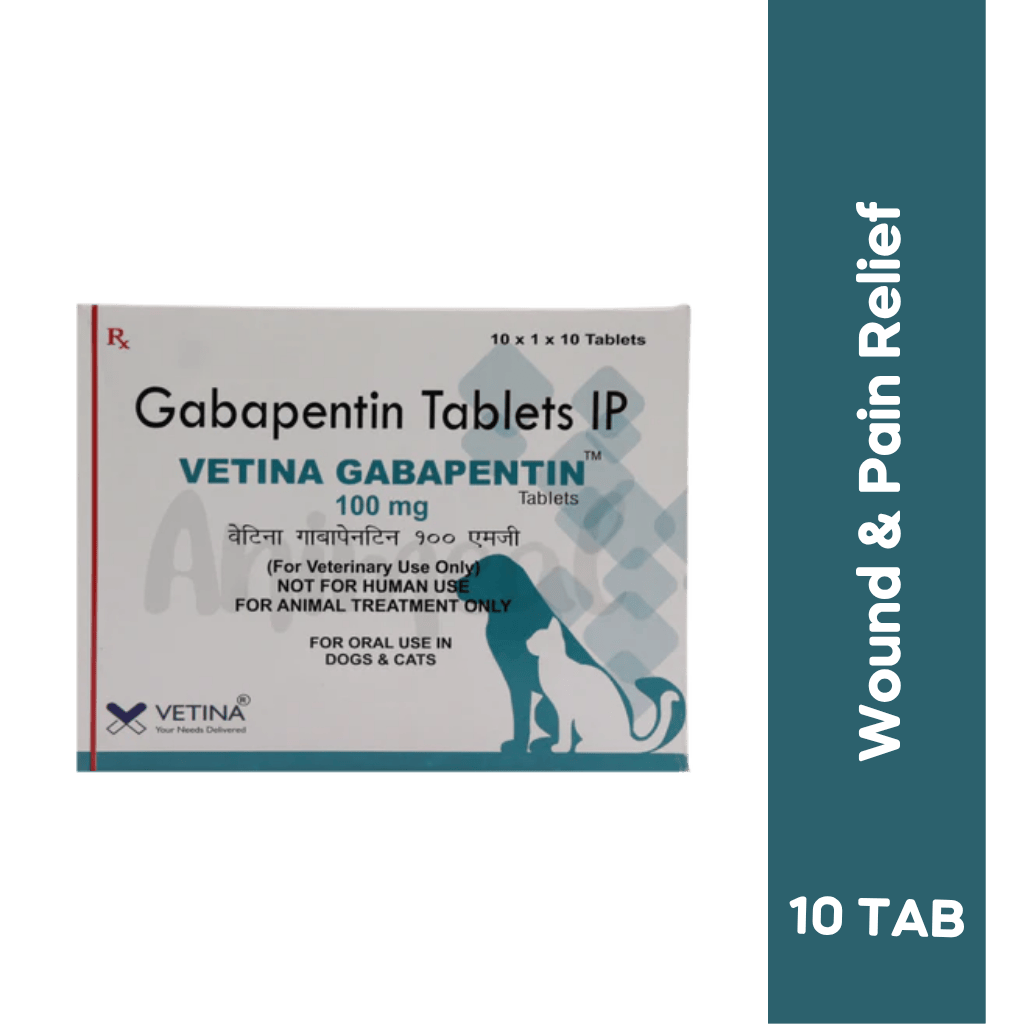 VETINA GABAPENTIN 100MG TABLET - Animeal