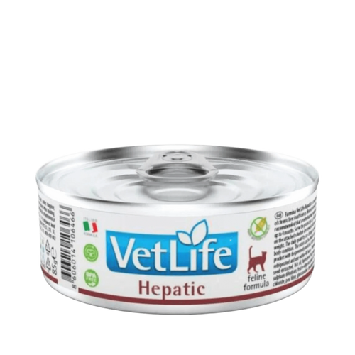 VETLIFE HEPATIC CAT CAN FOOD [85 GM] - Animeal