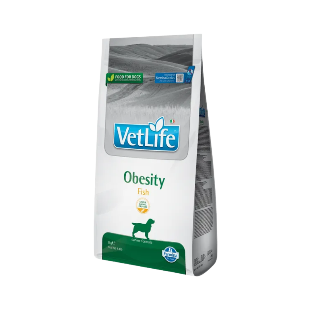 VETLIFE OBESITY FISH DOG DRY FOOD [2 KG] - Animeal