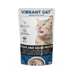 VIBRANT CAT TUNA & SQUID PASTE - Animeal