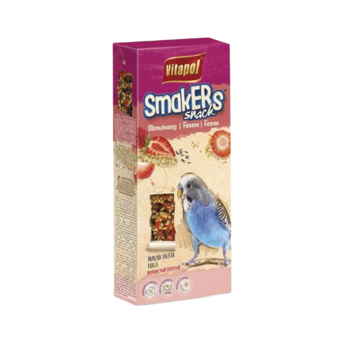 VITAPOL STRAWBERRY SMAKERS FOR BUDGIES - Animeal