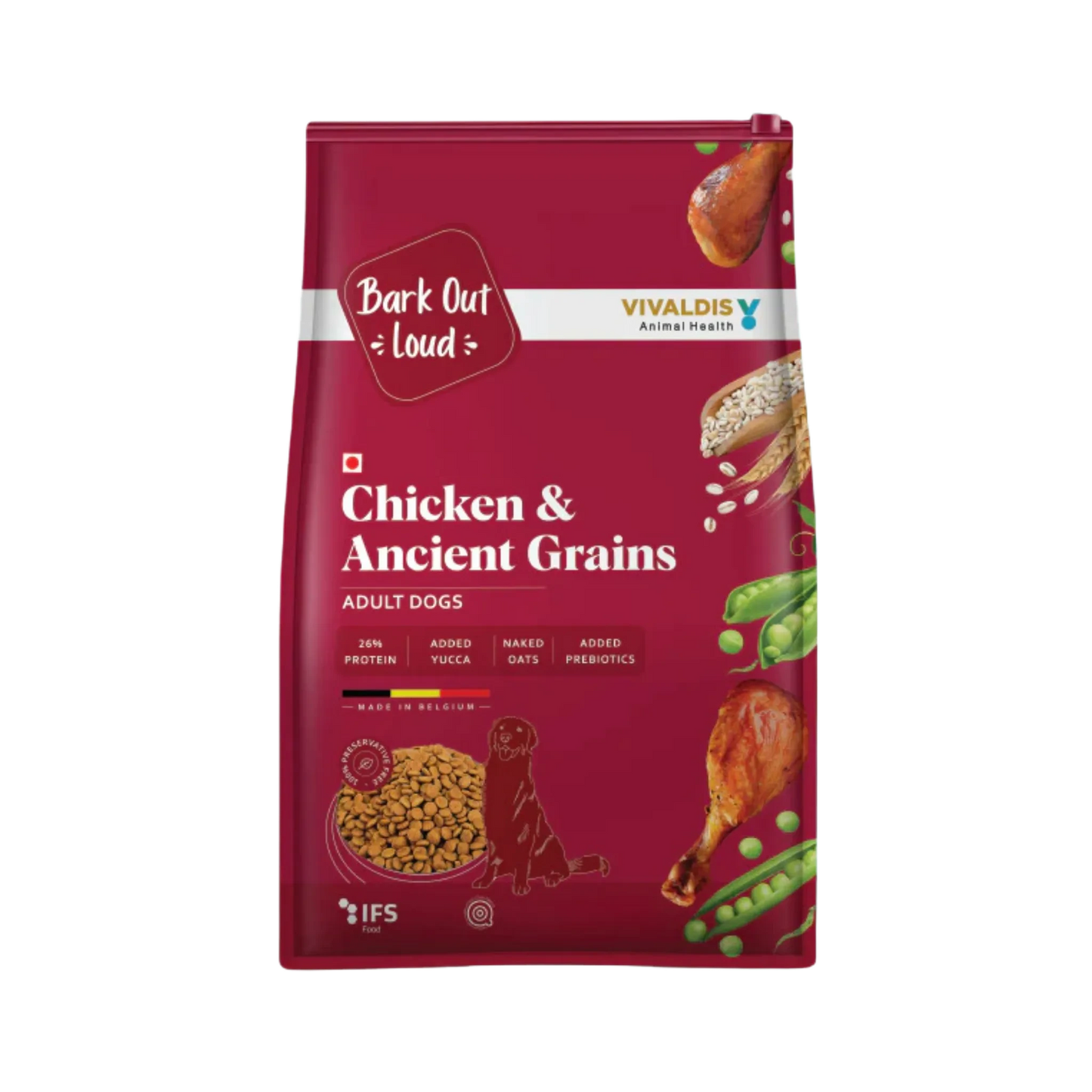 VIVALDIS CHICKEN ADULT DRY FOOD [2 KG] - Animeal