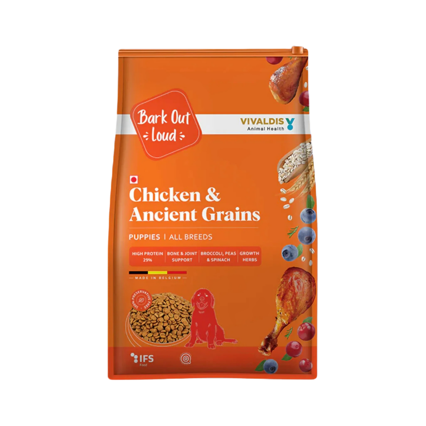 VIVALDIS PUPPY CHICKEN DRY FOOD [2 KG] - Animeal