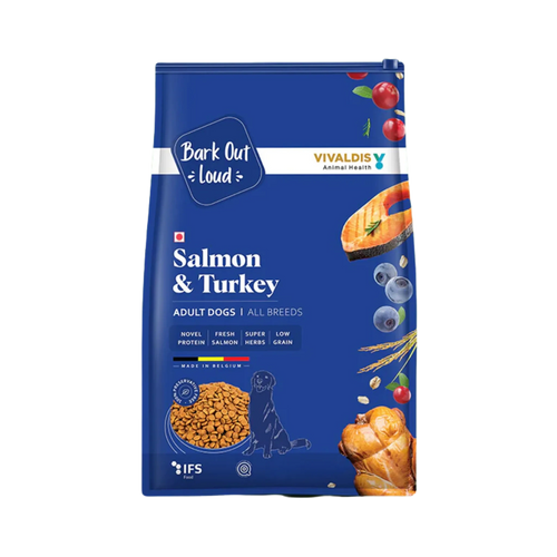 VIVALDIS SALMON & TURKEY ADULT DRY FOOD [2 KG] - Animeal