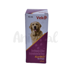 Veko Auriko Ear Drops for Dogs and Cats, 15ml - Animeal
