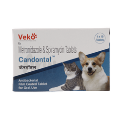 Veko Candontal Tablet 10tab for Dogs and Cats, 10 Tablets - Animeal