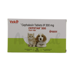 Veko Cepstar 300mg Tablet3 for Dogs and Cats, 10 Tablets - Animeal