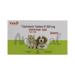 Veko Cepstar 300mg Tablet3 for Dogs and Cats, 10 Tablets - Animeal