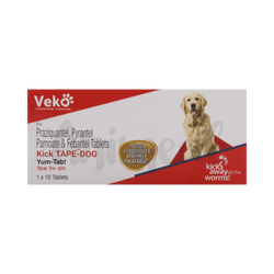 Veko Kick Tape Tablet for Dogs, 10 Tablets - Animeal