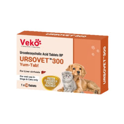 Veko Ursovet 300mg Tablet for Dogs and Cats, 10 Tablets - Animeal