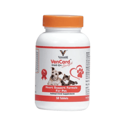 Vencard Tablet for Dogs and Cats, 50 Tablets - Animeal