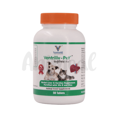 Ventriliv-Pet Tablet, 50 Tablets - Animeal