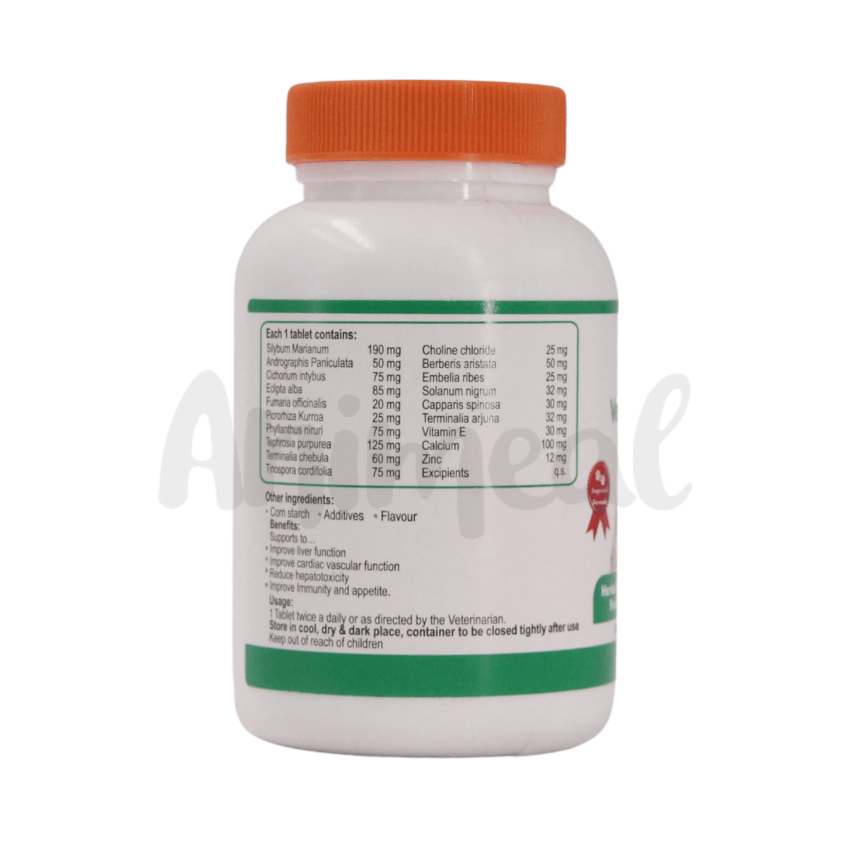 Ventriliv-Pet Tablet, 50 Tablets - Animeal