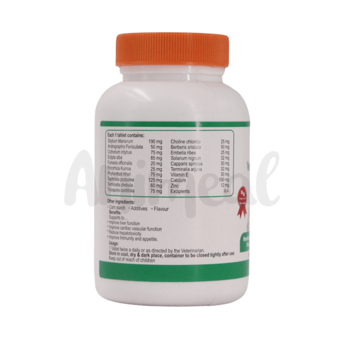 Ventriliv-Pet Tablet, 50 Tablets - Animeal