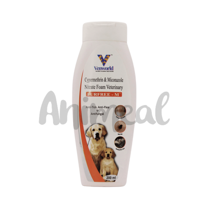 Venworld Furfree M Shampoo for Dogs and Cats, 200ml - Animeal