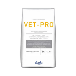 Vet Pro Hypoallergenic Dry Dog Food, 12kg - Animeal