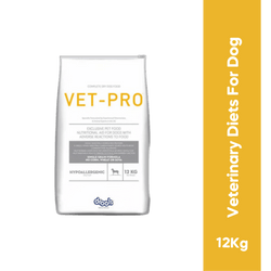 Vet Pro Hypoallergenic Dry Dog Food, 12kg - Animeal