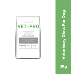 Vet Pro Obesity Dry Dog Food, 3kg - Animeal