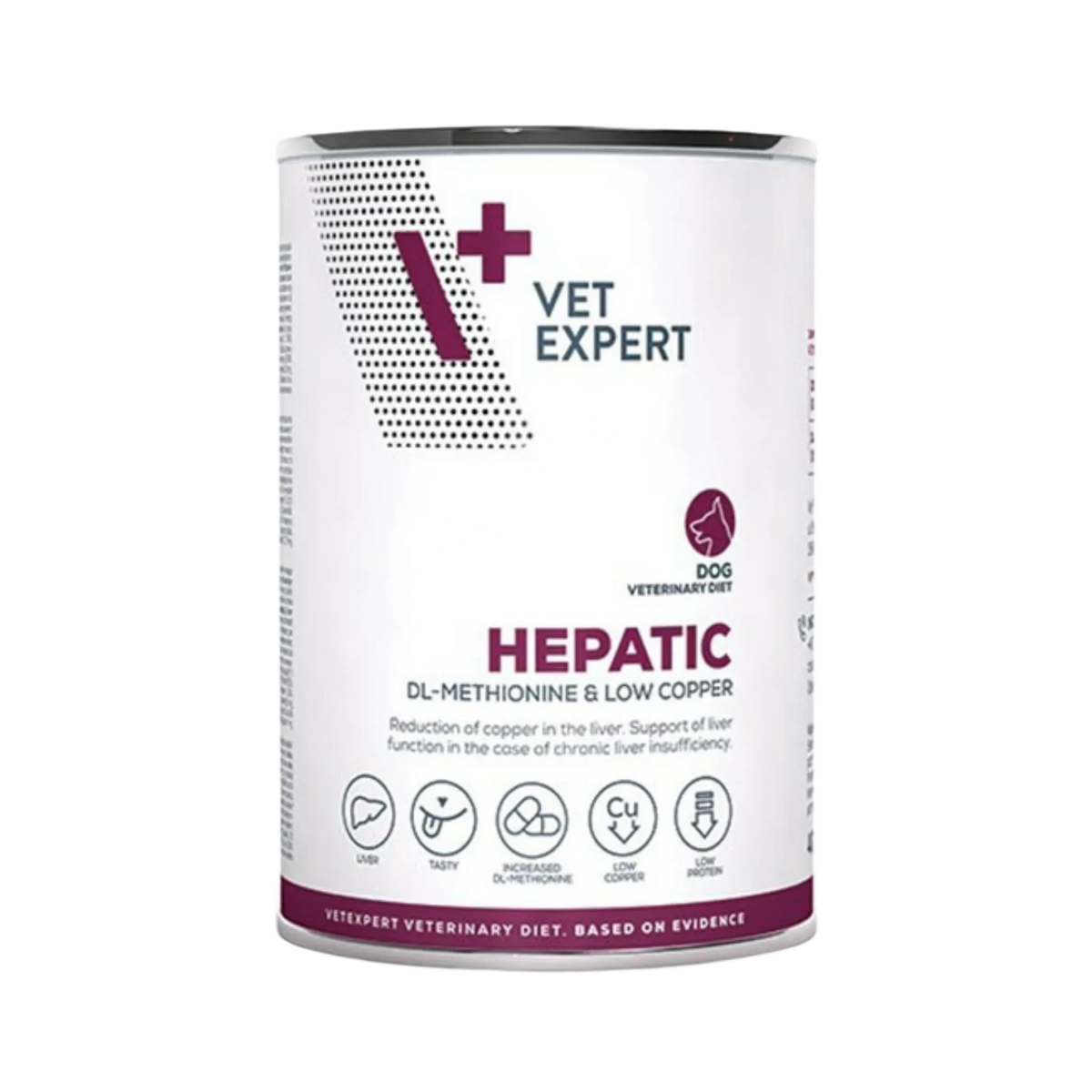 VetExpert Hepatic Wet Dog Food, 400g Can - Animeal