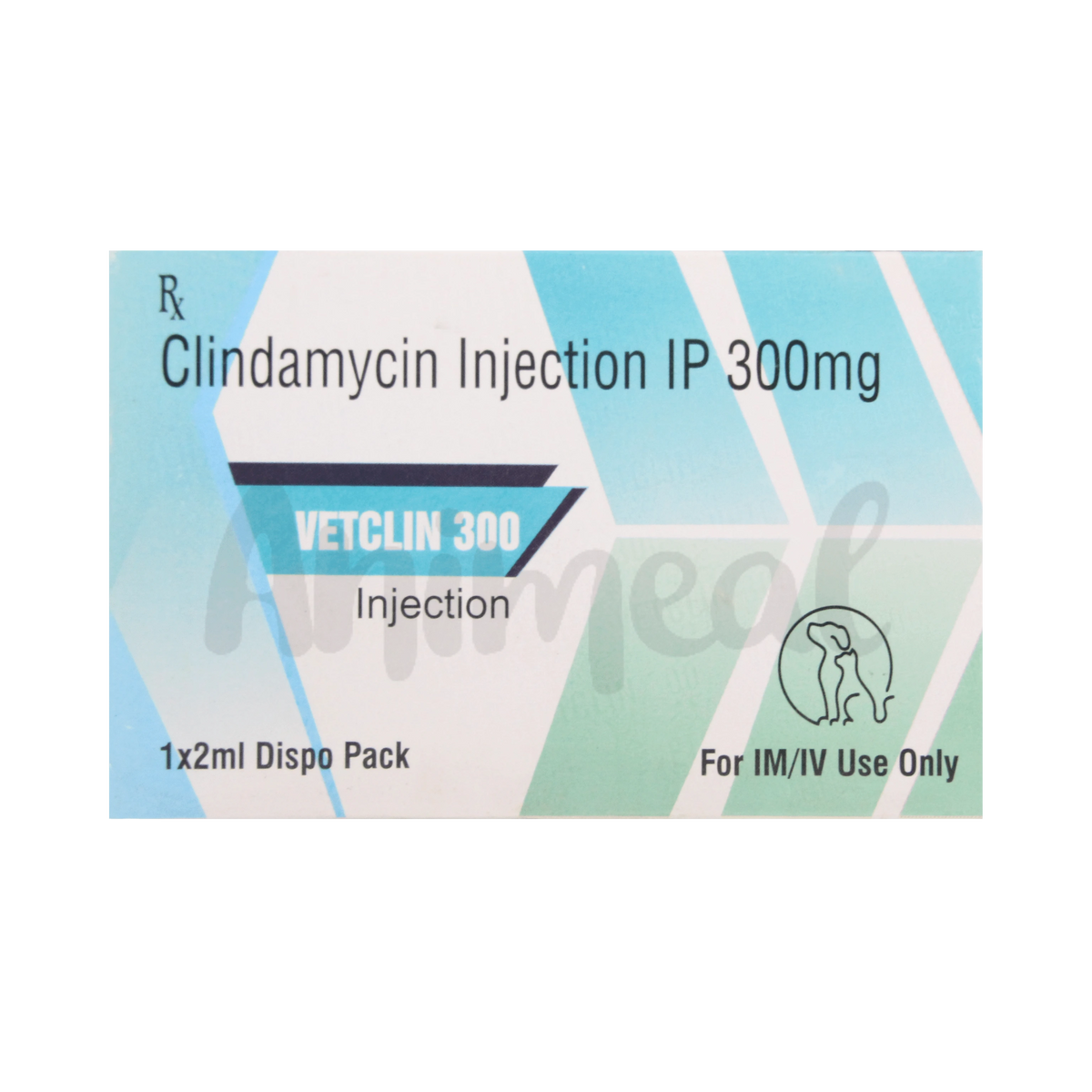 Vetclin 300mg Injection for Dogs and Cats, 2ml - Animeal