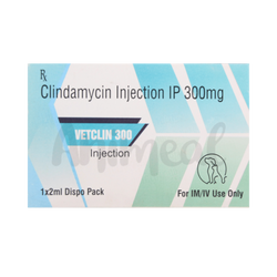 Vetclin 300mg Injection for Dogs and Cats, 2ml - Animeal