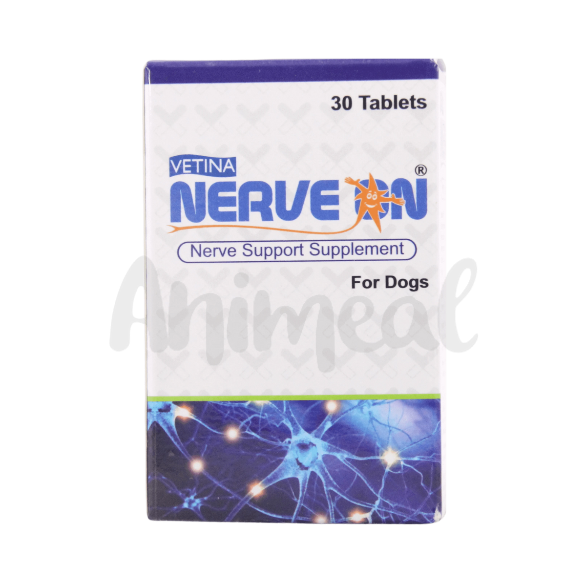 Vetina Nerve On Tablet for Dogs and Cats, 30 Tablets - Animeal