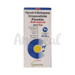 Vetoquinol Fixotic Advance Spot-On for Dogs 20 to 40kg - Animeal